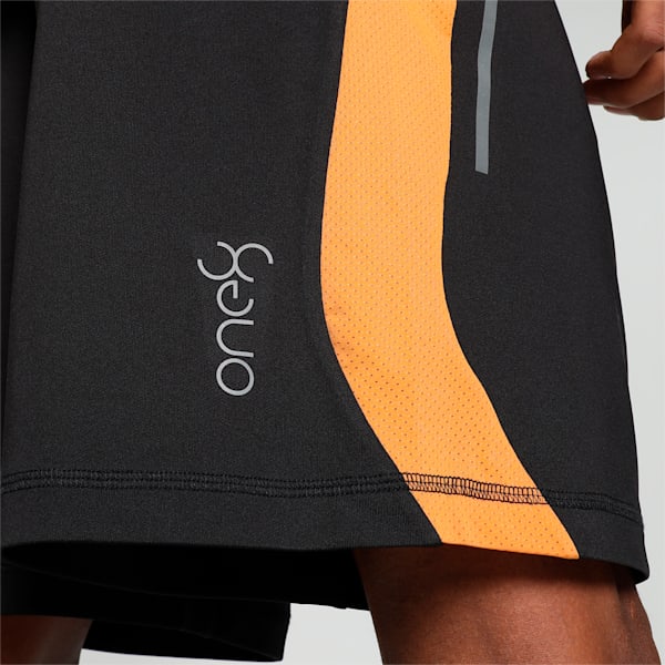 PUMA x one8 Men's Knitted 8" Training Shorts, PUMA Black-Ginger Tea, extralarge-IND